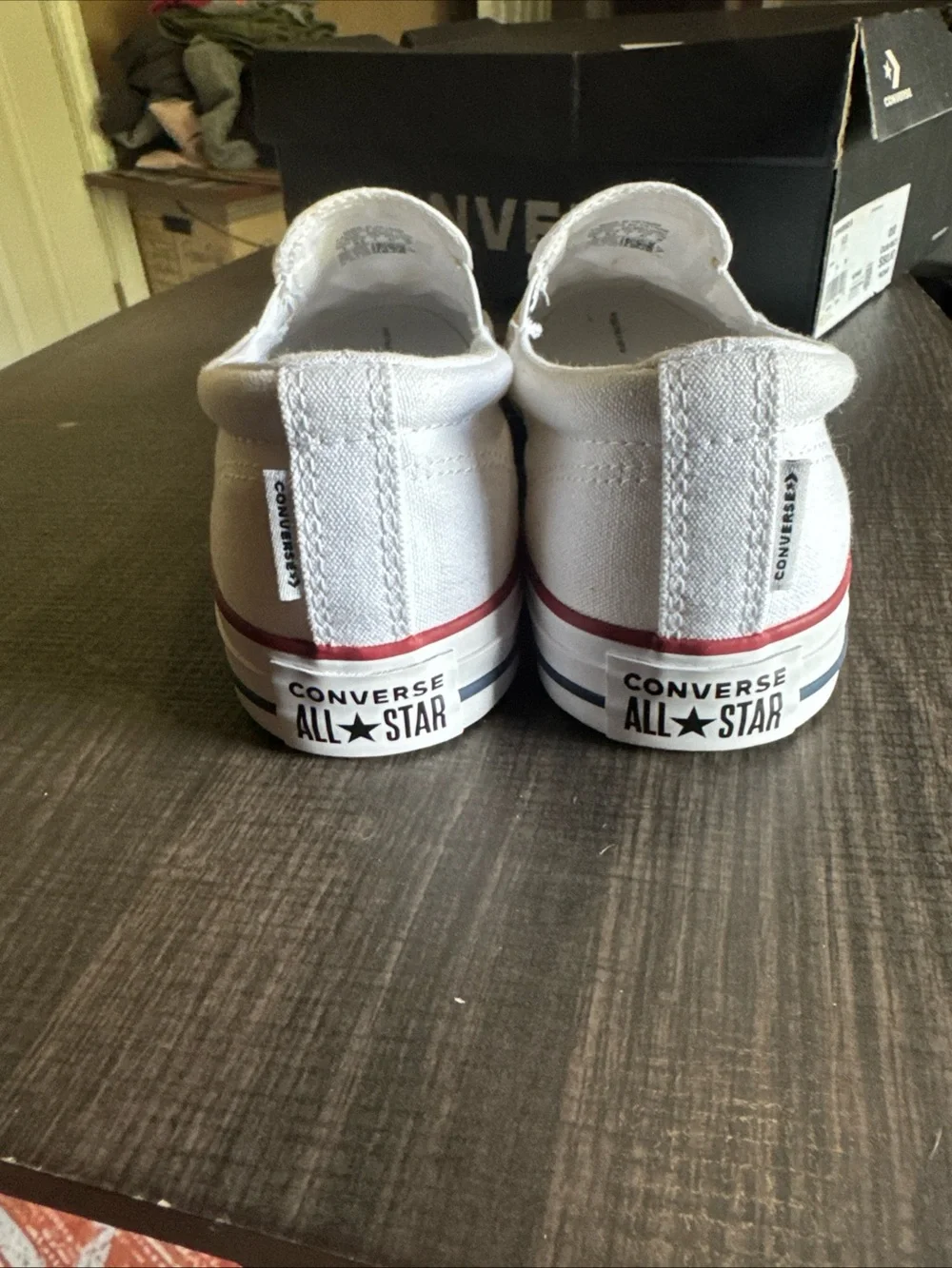 Converse CTAS Double Gore Slip Men/Women Slip On White 167940F M8- W9.5 In Box